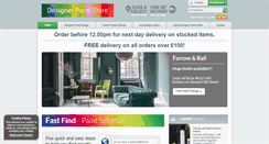 Desktop Screenshot of designerpaintstore.com